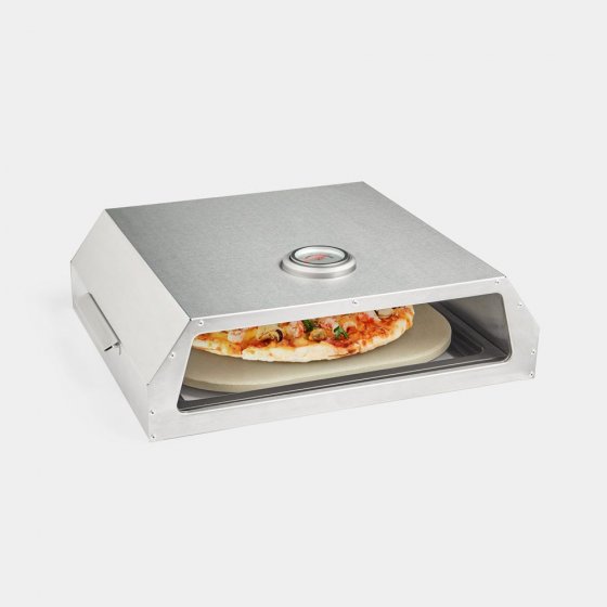 Cuptor Pizza de Exterior VonHaus 2500547, din otel inoxidabil, indicator temperatura, 