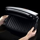 Grill George Foreman 14525, Capacitate 4 Portii, Putere 1550 W, Display