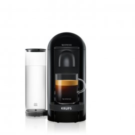 Espressor Nespresso By Krups Vertuo Plus XN903840, putere 1260W, rezervor detasabil 1.2L, oprire automata, 4 tipuri de cafea, tehnologie de extractie centrifuzie, negru
