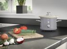 Oala electrica Slow cooker Swan SF17011GRN, Retro, Capacitate 1.5 Litri, Vas ceramic