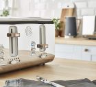 Prajitor de paine Swan Nordic Toaster ST14620GRYN, Soft Touch, 4 Felii, Putere 1500 W, Functie dezghetare