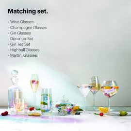 Set 2 pahare irizate pentru Martini Beautify 1000378, Material sticla, Capacitate 280 ml